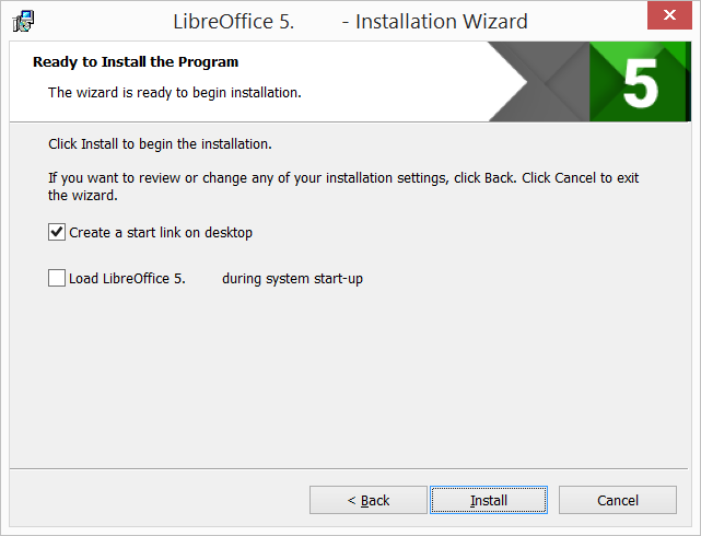 Ready to Install | Installation Wizard